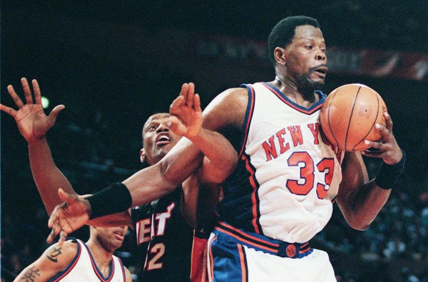 Patrick Ewing, New York Knicks (Photo credit should read MATT CAMPBELL/AFP via Getty Images)